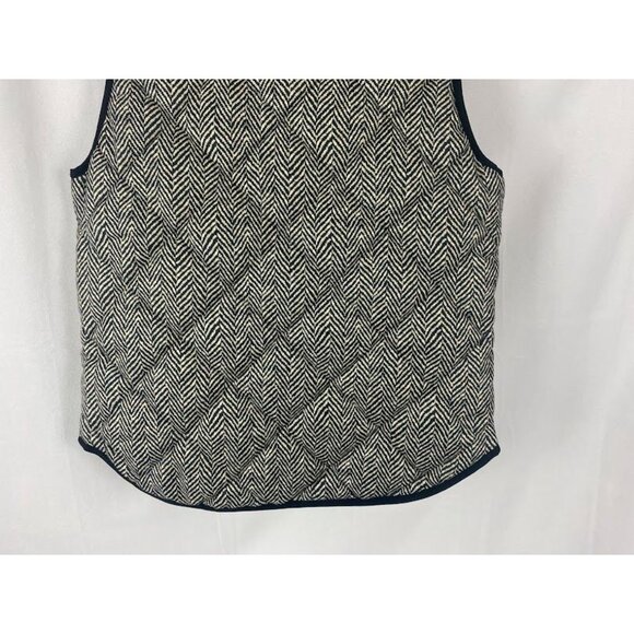 J Crew Excursion Puffer Down Herringbone Vest Women's Small. - Picture 9 of 11
